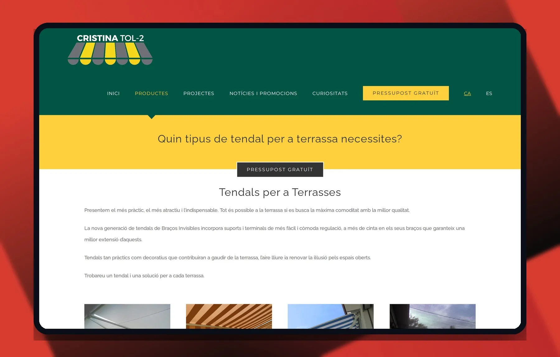 Cristina Tol-2 — Vista laptop
