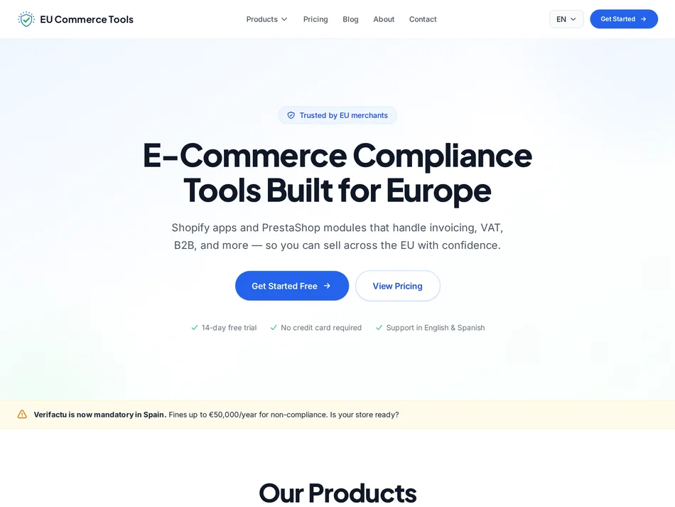EU Commerce Tools