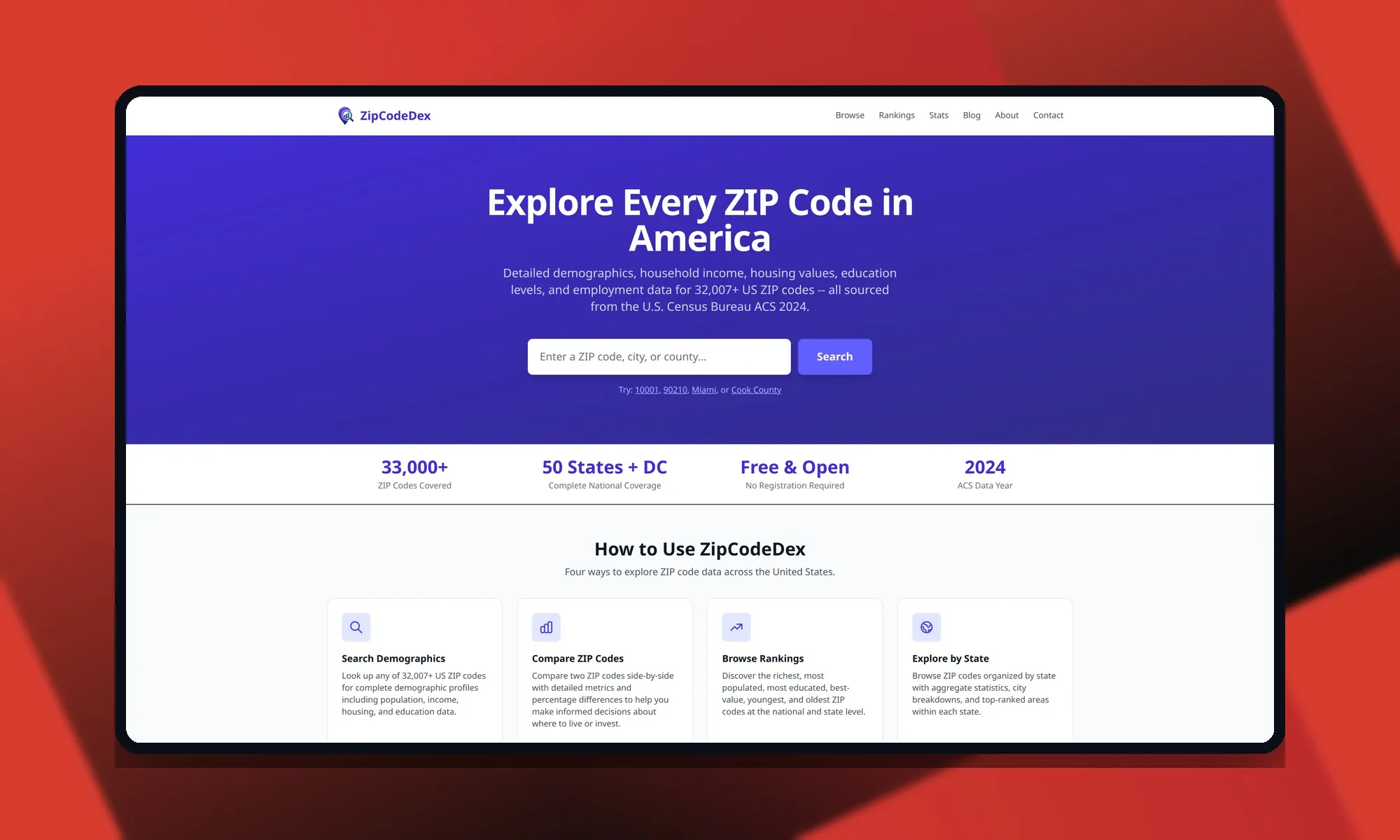 ZipCodeDex